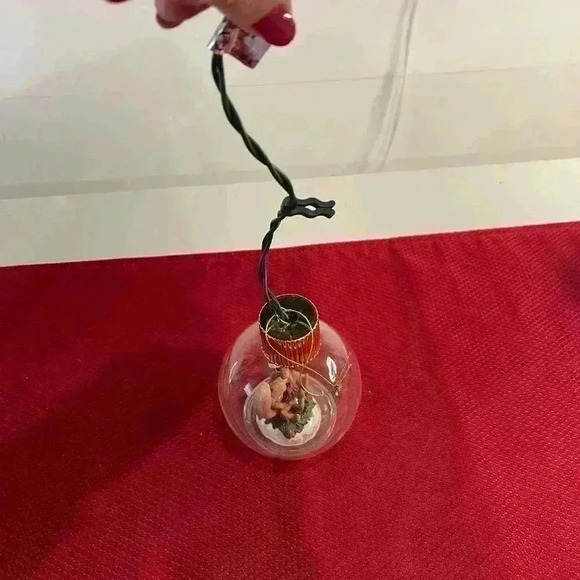 Christmas Eve holiday radiance our first Christmas together illuminated ornament - Picture 2 of 3